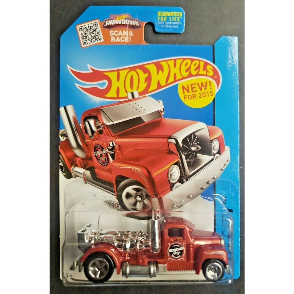 2015 Hot Wheels Turbine Time #2 Red HW City Elwoods Garage HW15